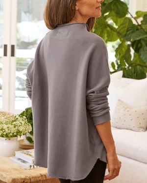 Elephant Effie Long Sleeve Funnel Neck Capelet