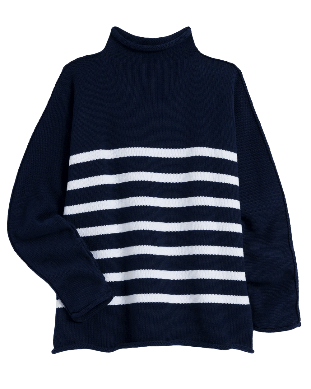 Navy with White Stripe Monterey Sweater