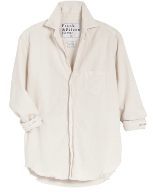 Vintage White Relaxed Button Up