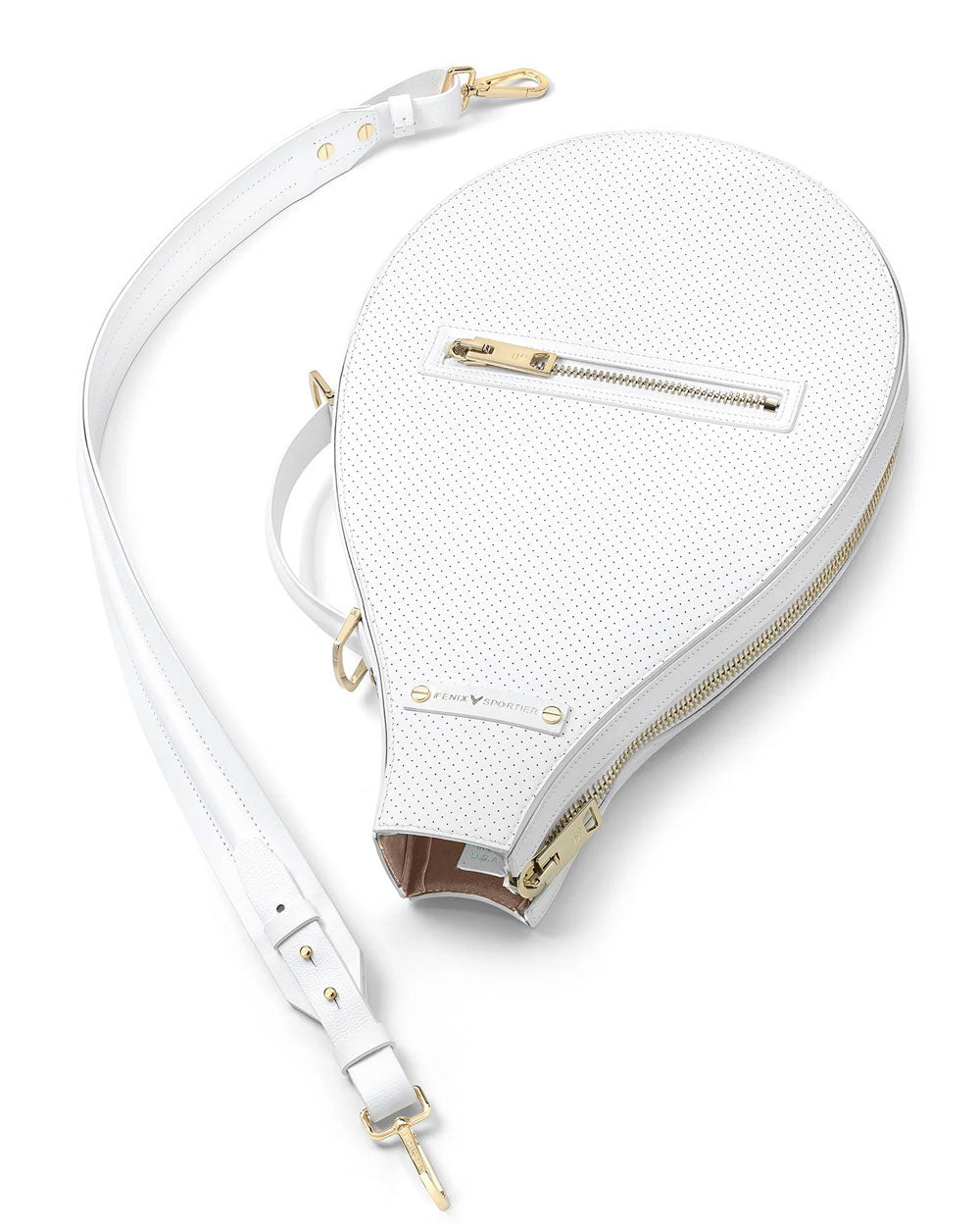 Billy Bag Racket Cover in White