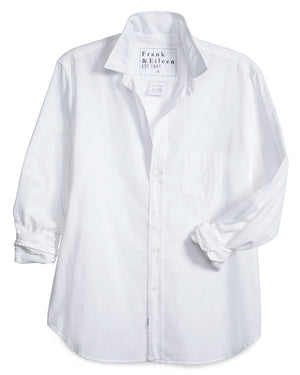 White Relaxed Eileen Button Up Shirt