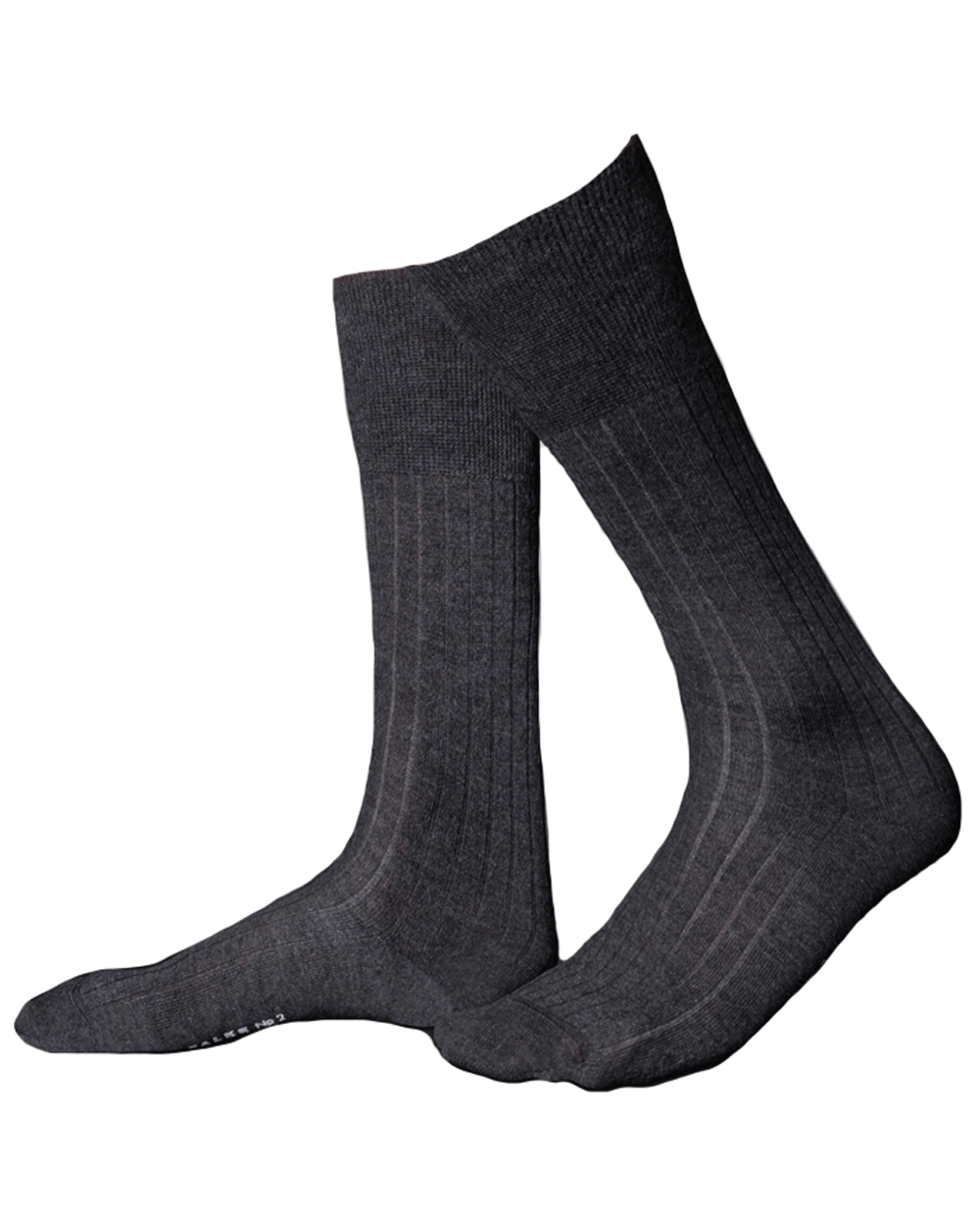 Anthracite Cashmere Midcalf Sock