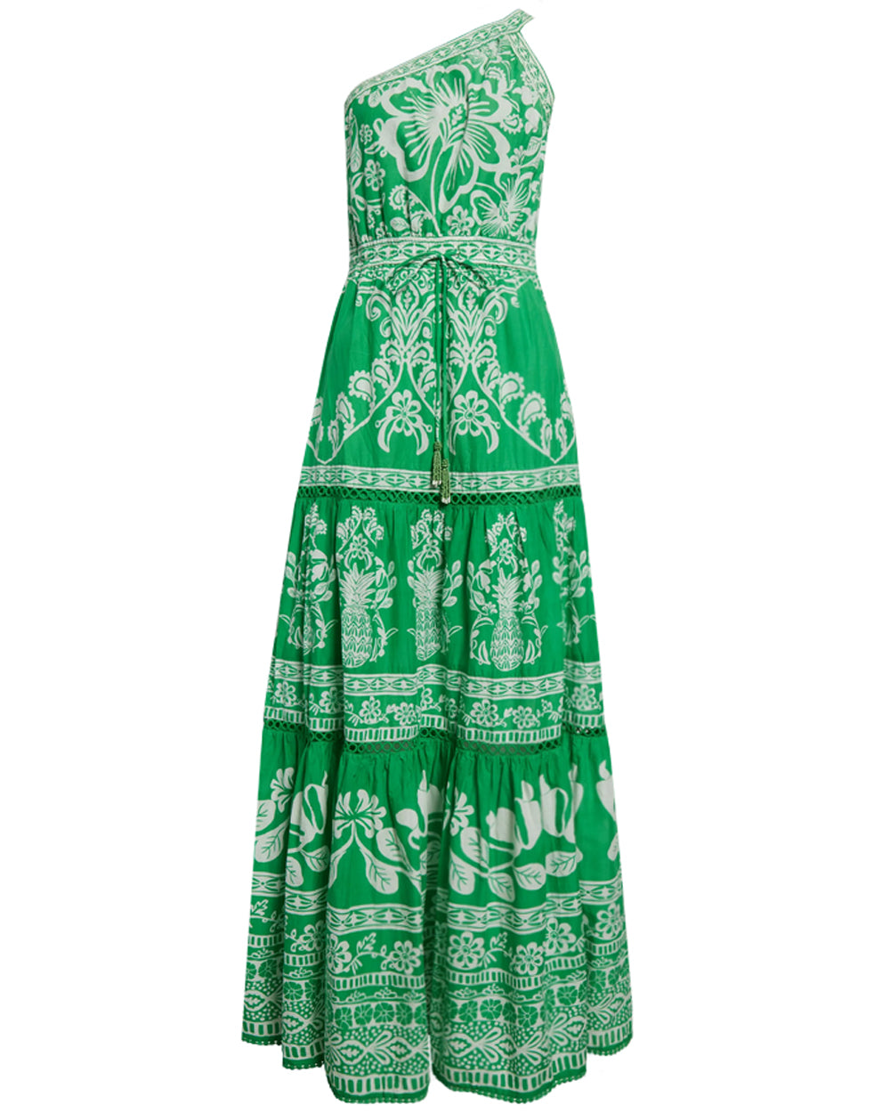 Green Sweet Garden Maxi Dress