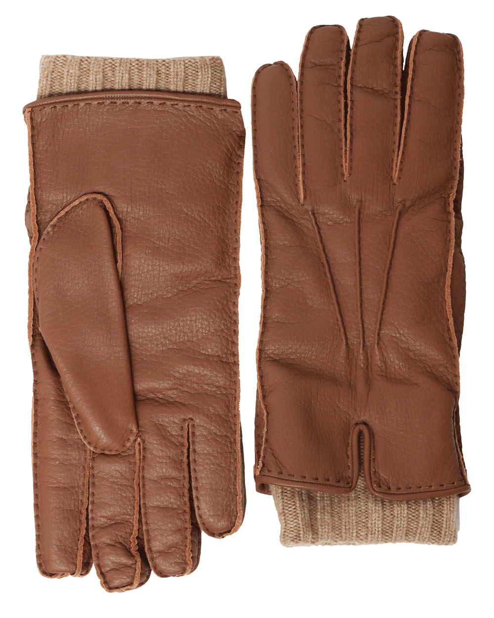 Cognac Deerskin Gloves