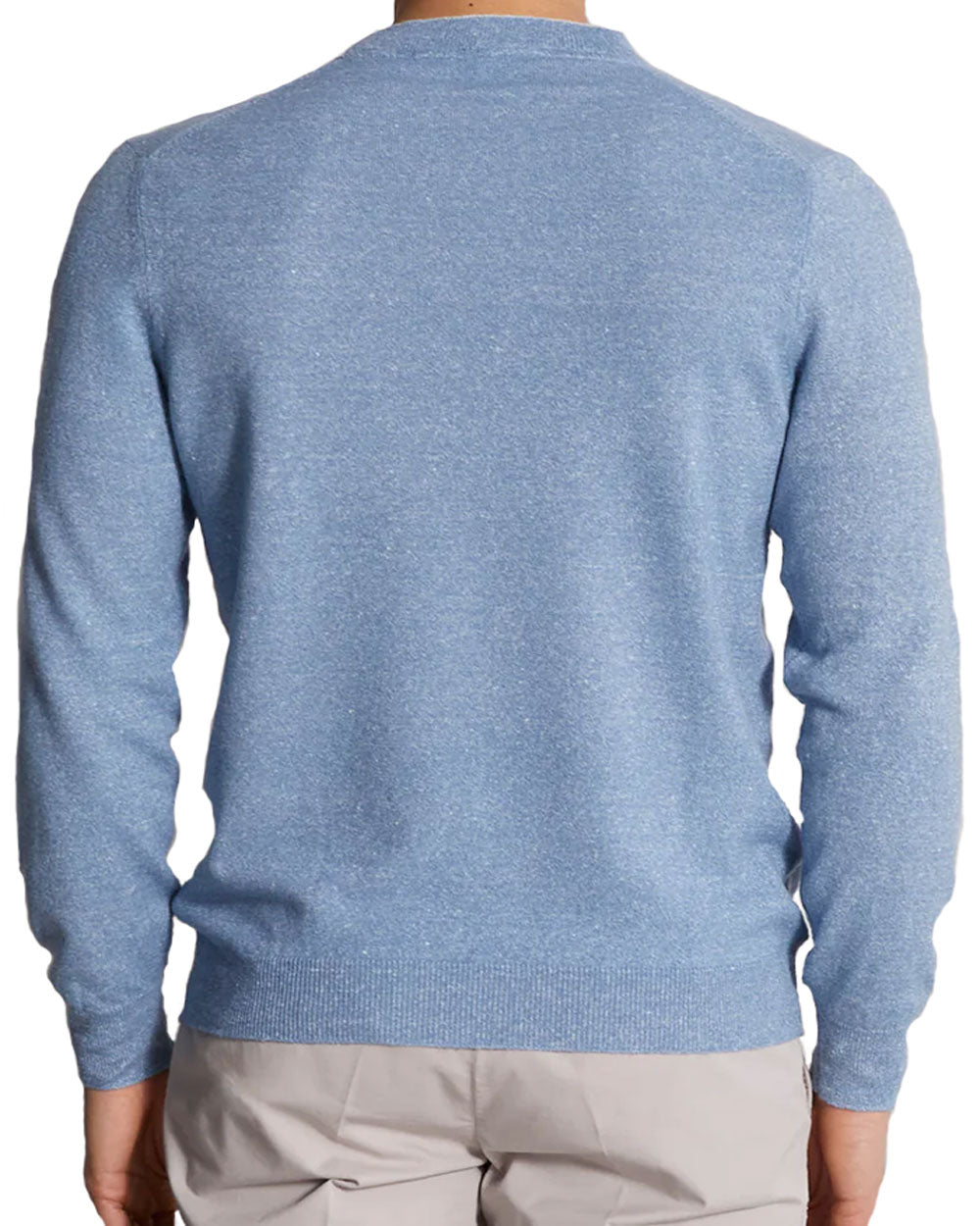 Blue Bicolor Sweater