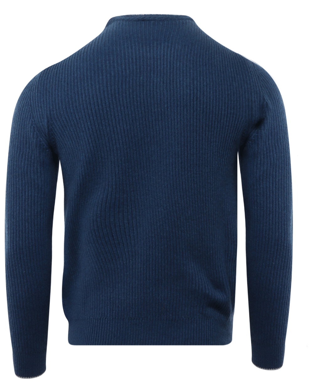 Blue Cashmere Crewneck Sweater