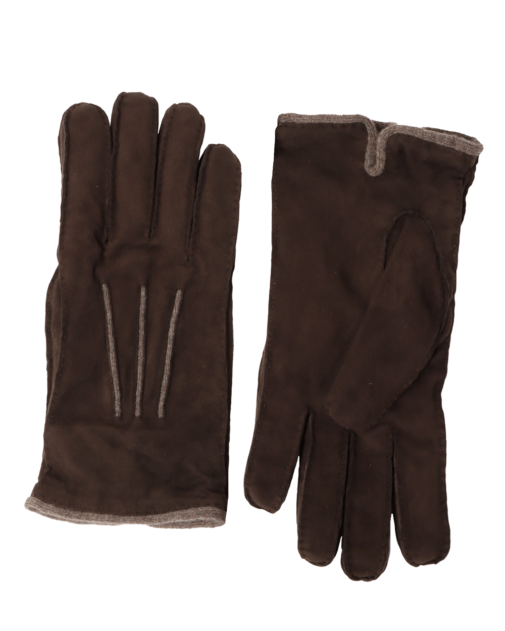 Brown Suede Gloves