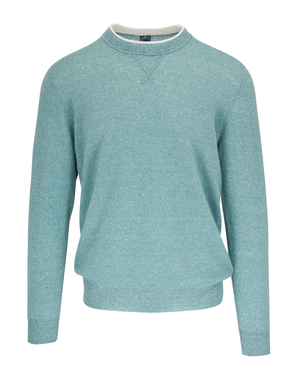 Green Bicolor Sweater