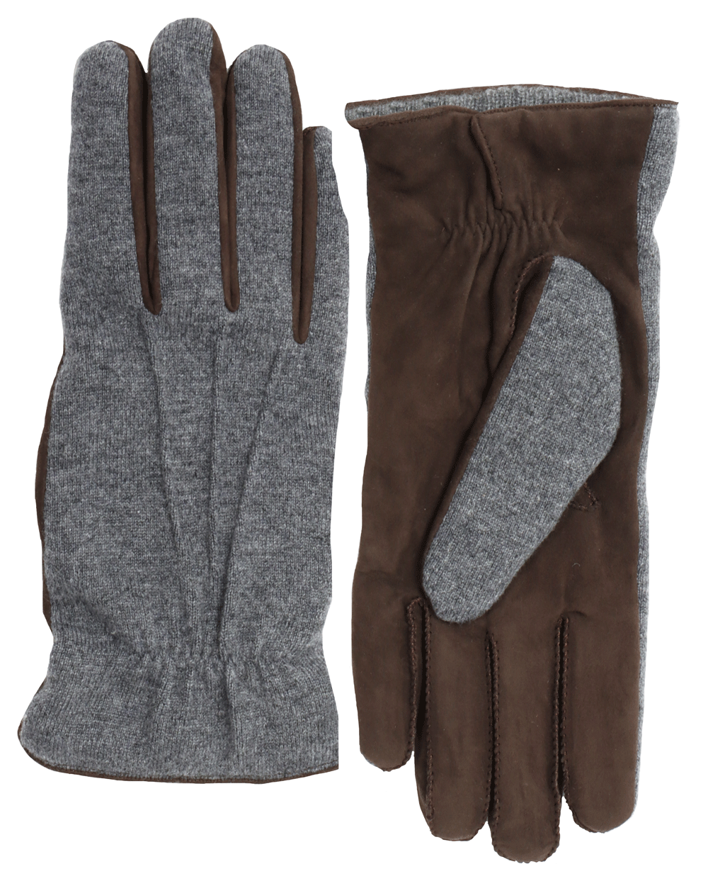 Grey Suede Gloves