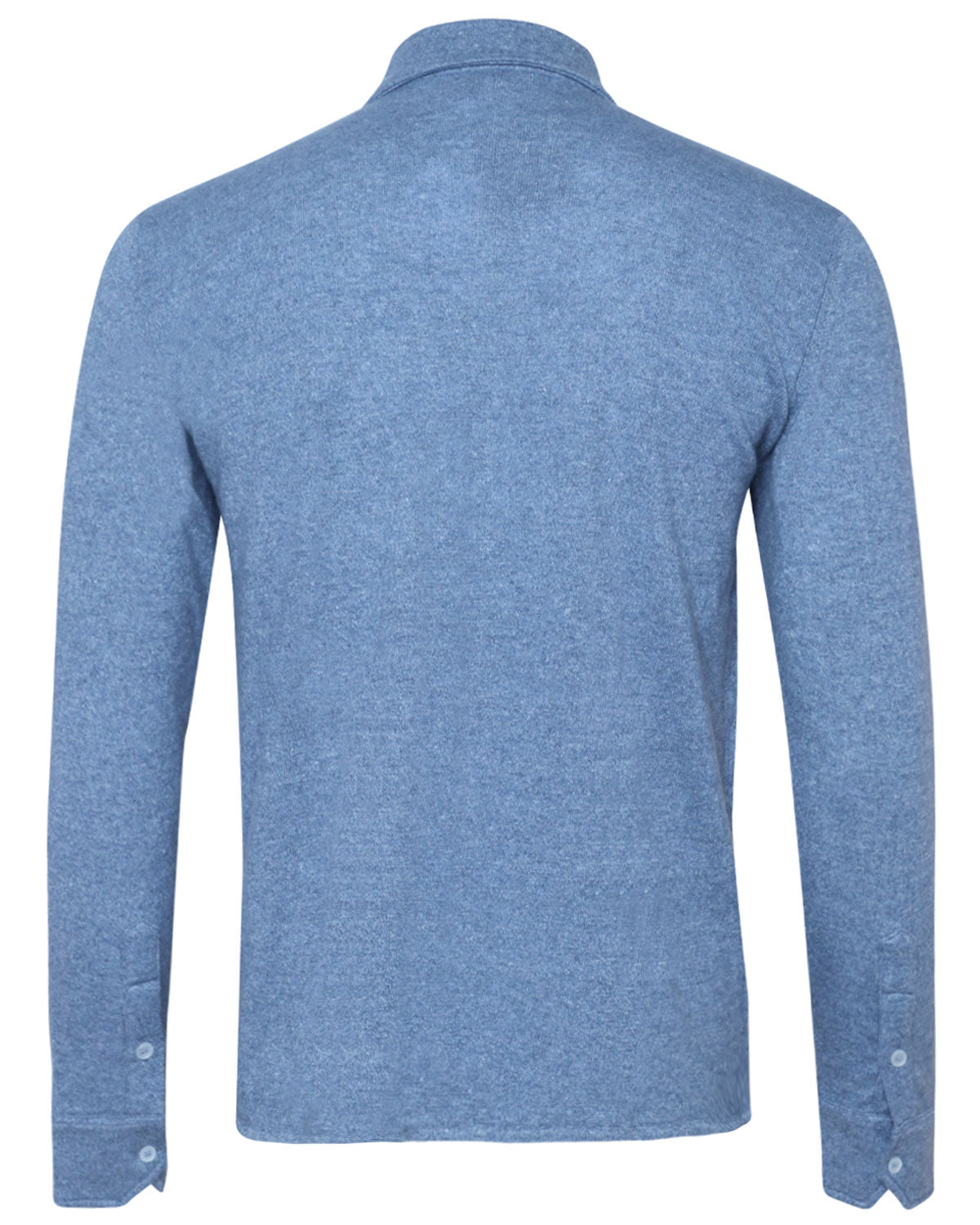 Mid Blue Cashmere Blend Overshirt