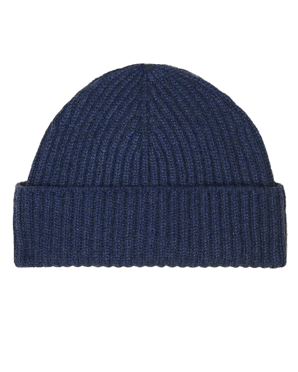 Navy Blue Ribbed Beanie