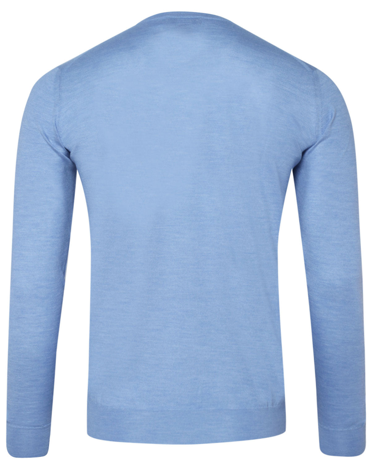 Sky Blue Cashmere Blend Crewneck Sweater