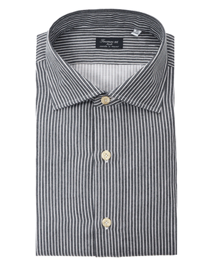 Black Brushed Stripe Sportshirt