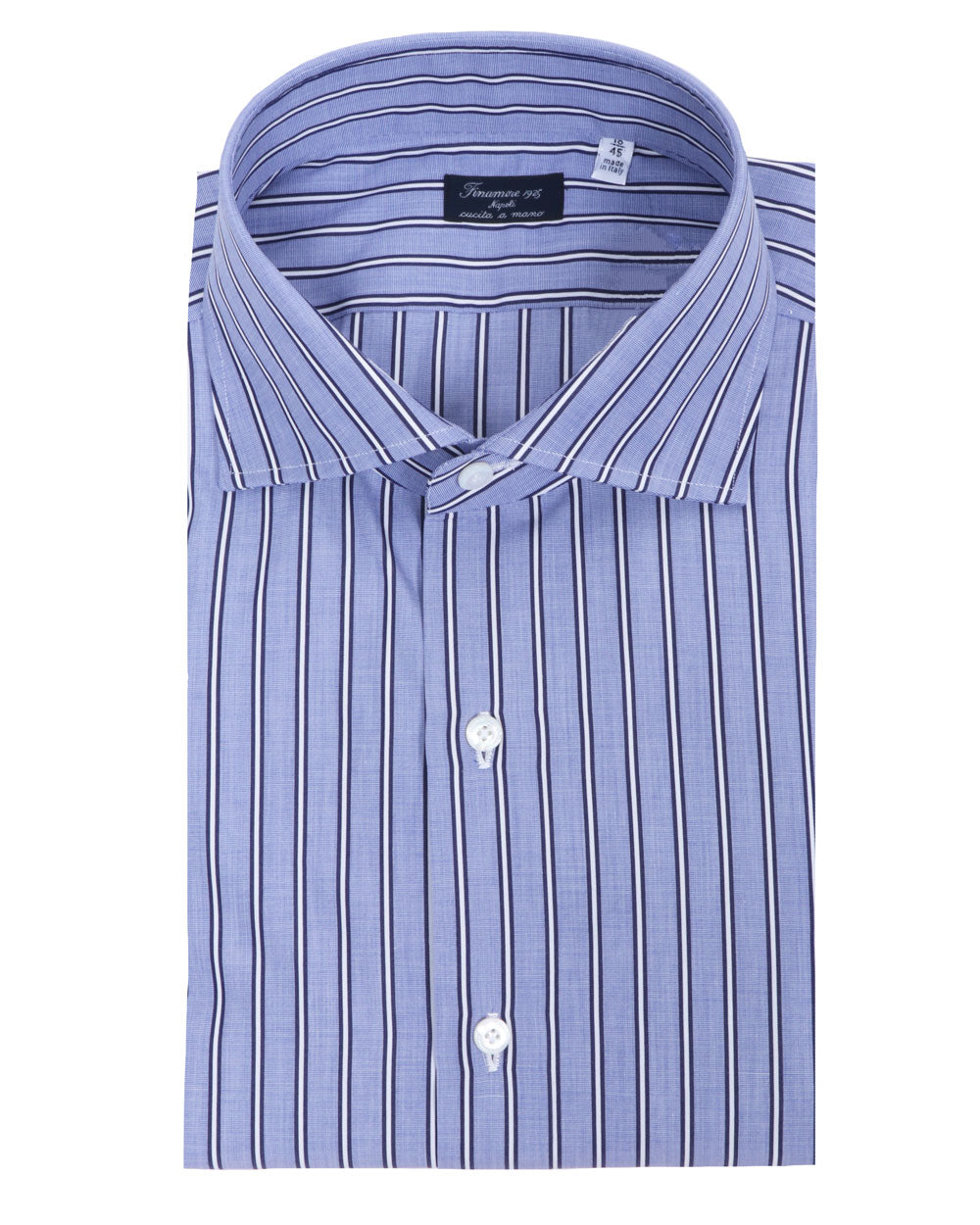 Blue and Navy Stripe Dress Shirt