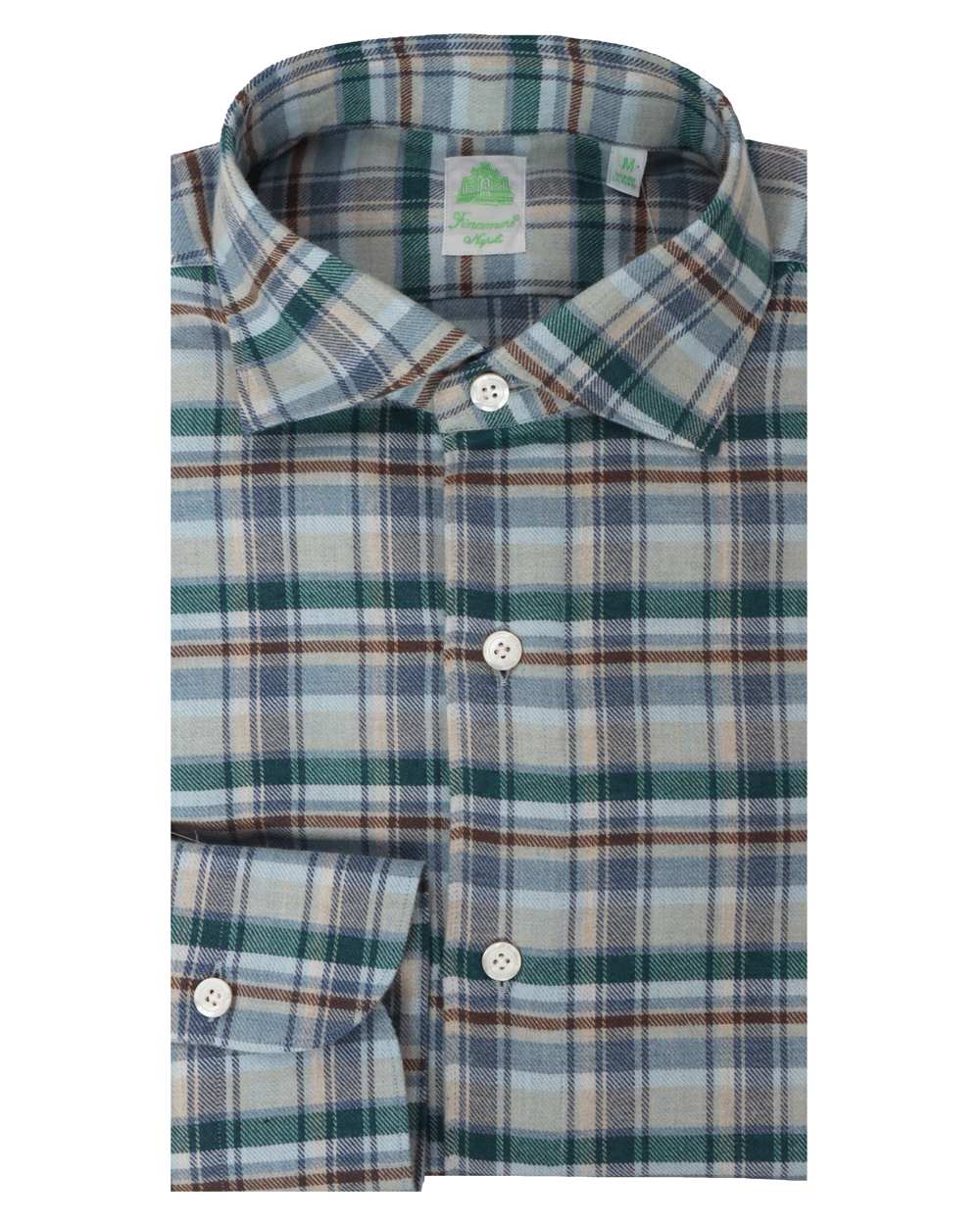 Plaid Brushed Flannel Sportshirt