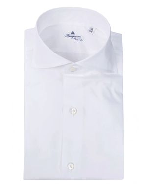 White Basic Napoli 170 Cotton Dress Shirt