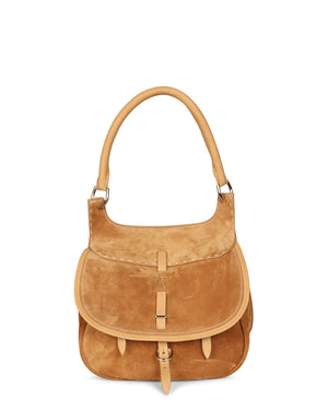 Small Mina Top Handle Bag in Cuir