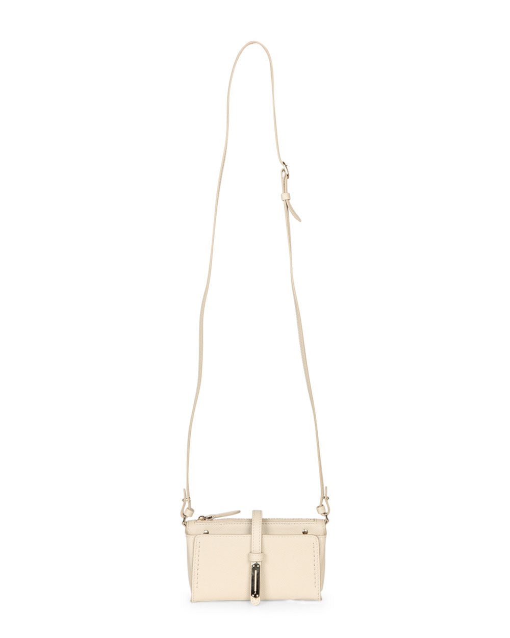 Mini Phone Crossbody Bag in Butter