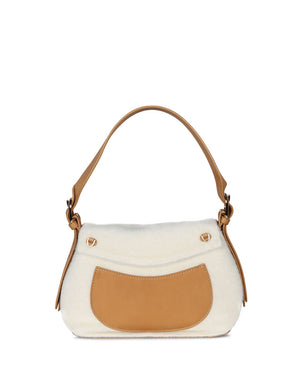 Small Wight Shoulder Bag in Cuir