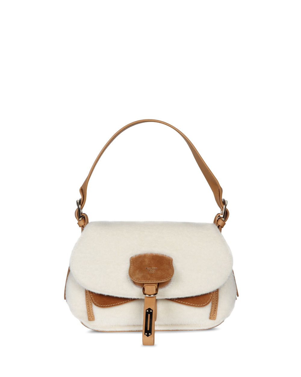 Small Wight Shoulder Bag in Cuir