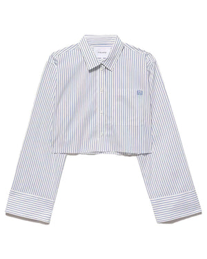 Cobalt Multi Cropped Wide Sleeve Shirt