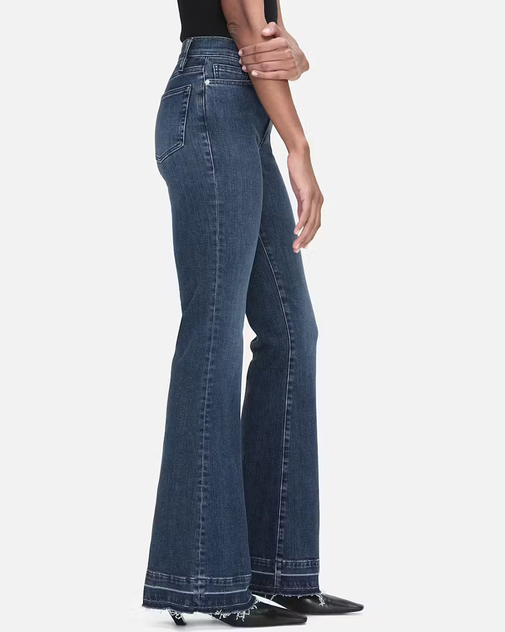 Le Easy Flare Jean in Thunderstorm