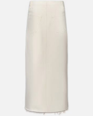 The Denim Midaxi Skirt in Ecru