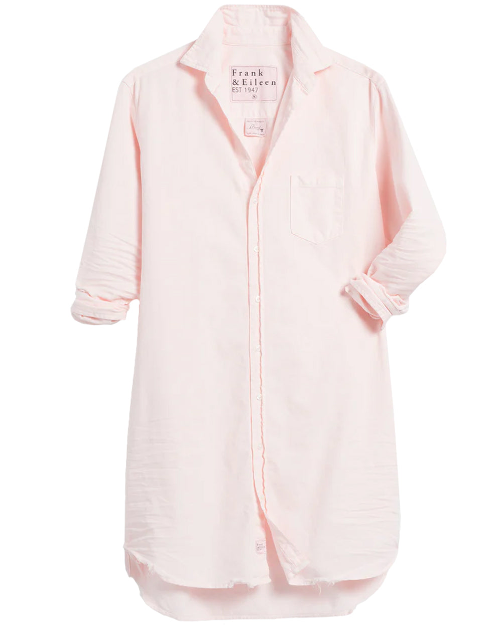 Ballet Pink Denim Mary Shirt Dress