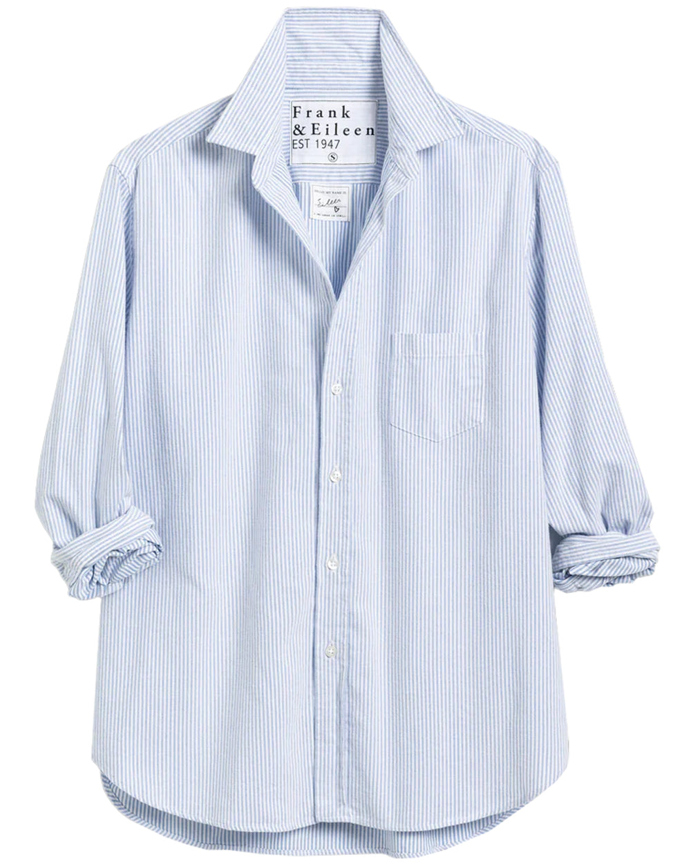 Blue Stripe Eileen Button Up Shirt