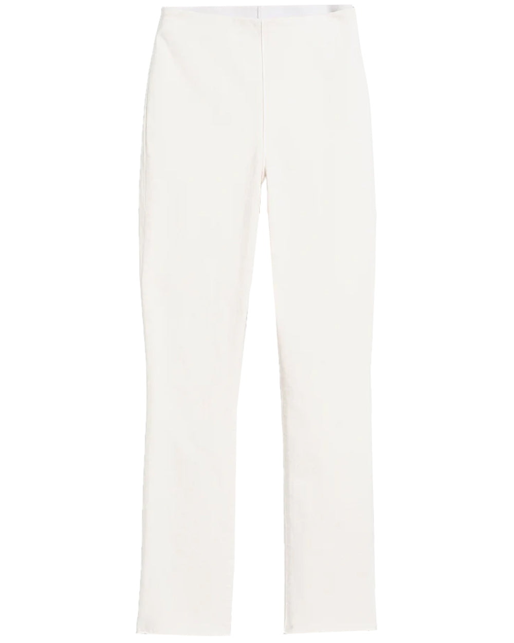 Derry Slim Straight Pant in Antique White