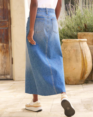 Donnybrook Denim Skirt in Classic Blue Wash