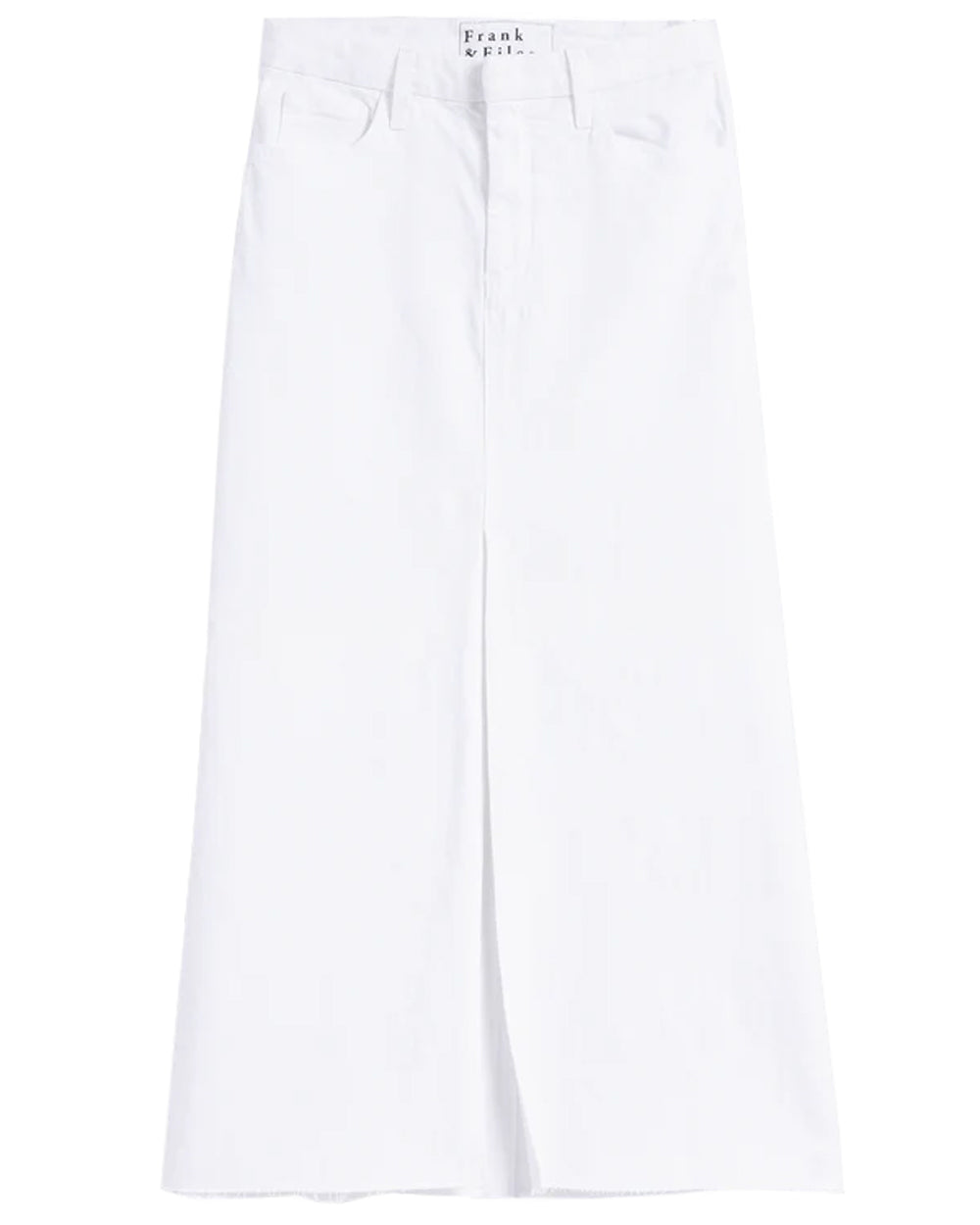 Donnybrook Denim Skirt in Vintage White