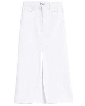 Donnybrook Denim Skirt in Vintage White