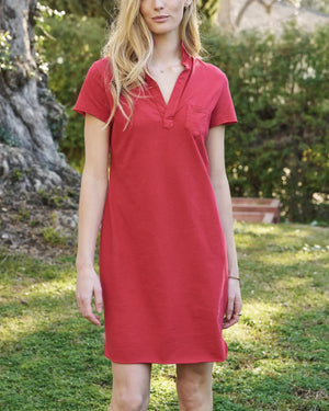 Double Decker Red Lauren Polo Dress