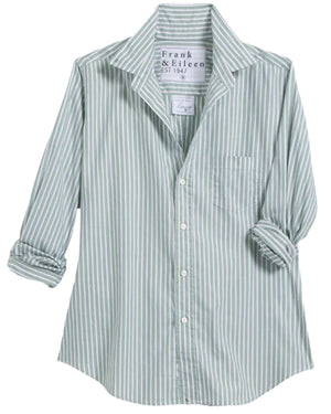 Green Stripe Barry Button Up Shirt