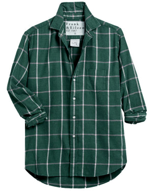 Green Windowpane Plaid Eileen Button Up Shirt