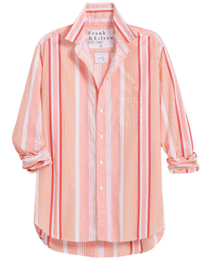 Orange Stripe Eileen Button Up Shirt