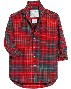 Red Micro Plaid Eileen Button Up Shirt