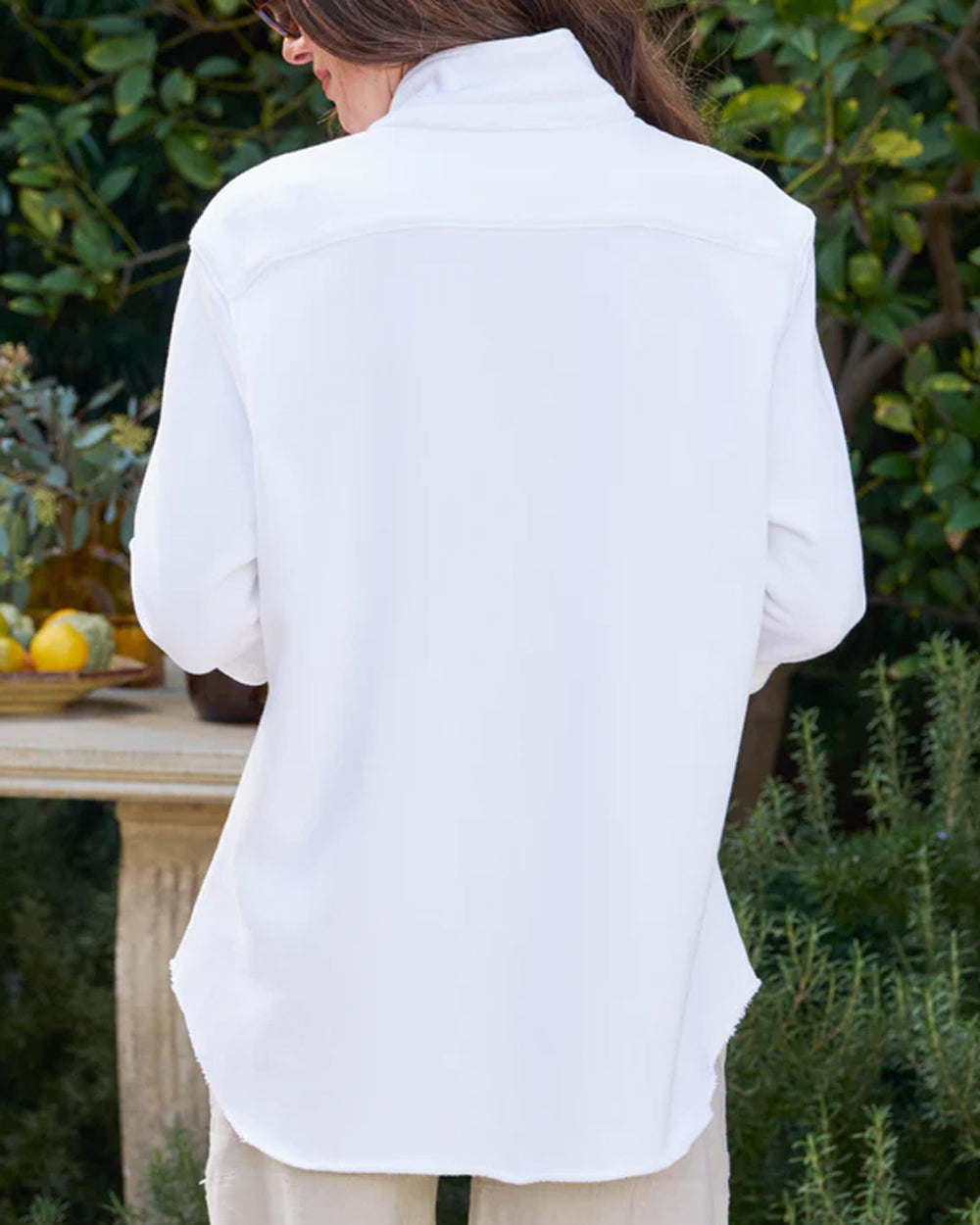 White Eileen Button Up Shirt