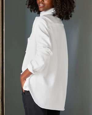 White Eileen Button Up Shirt