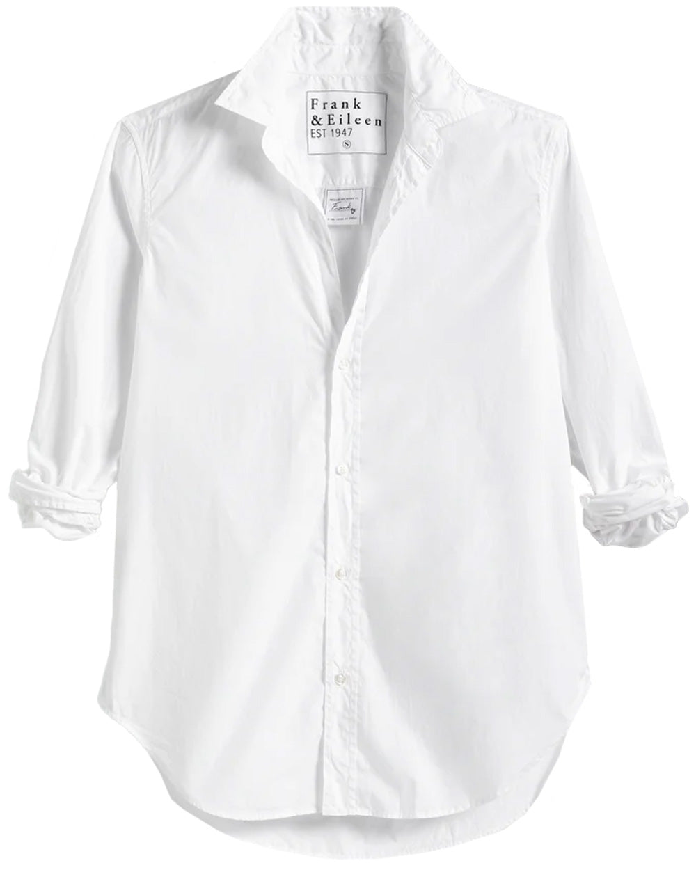 White Frank Superfine Button Up Shirt
