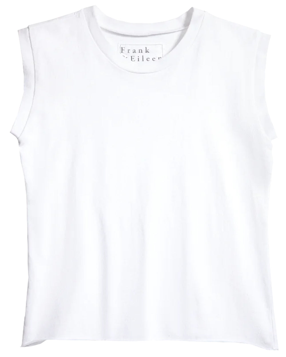 White Vintage Aiden Muscle Tee