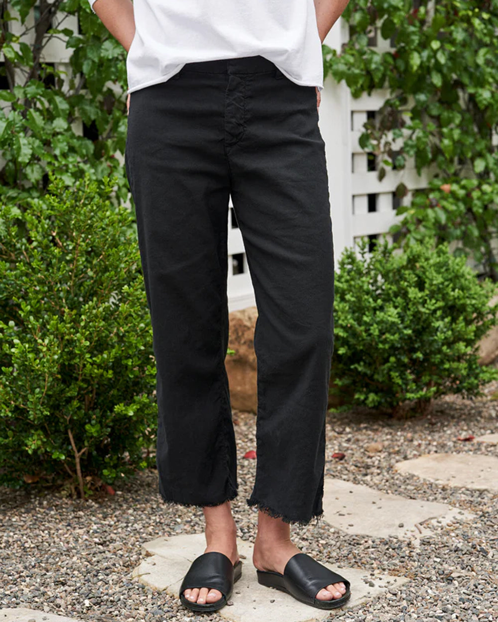 Kinsale Linen Trouser in Black