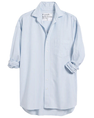 Light Blue Stripe Shirley Oversized Button Up Shirt