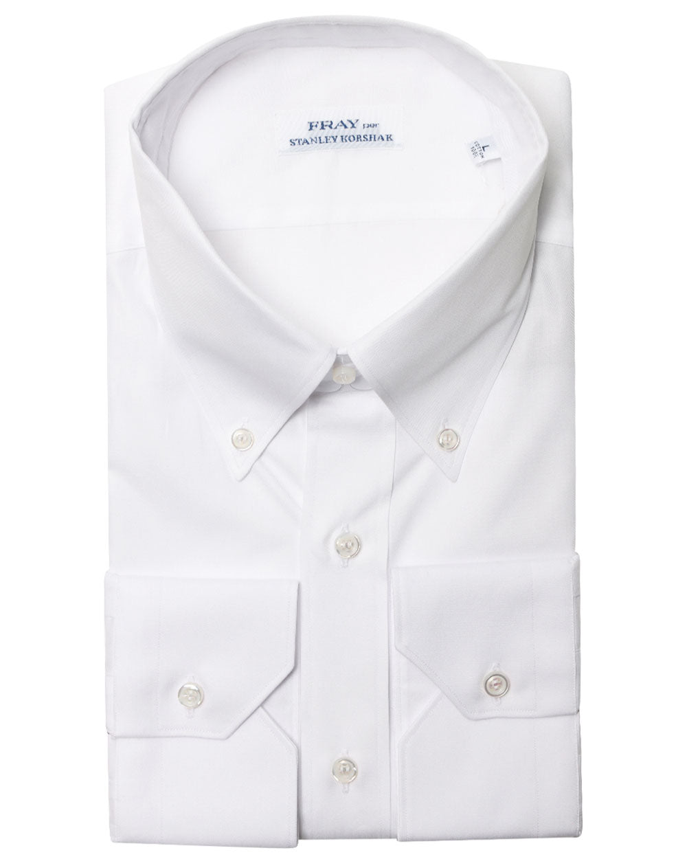 Zara White Cotton Dress Shirt – Stanley Korshak