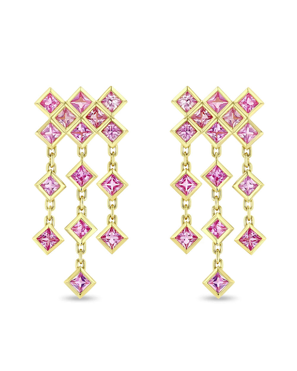 Pink Sapphire Luminesce Earrings