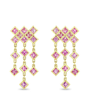 Pink Sapphire Luminesce Earrings