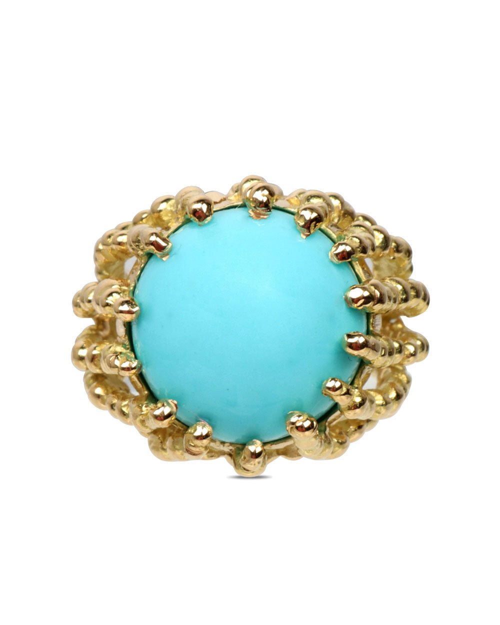 Mini Turquoise Boule Ring