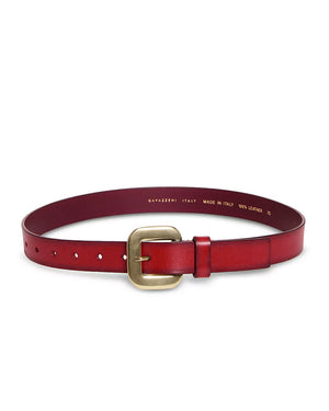 Dalia Belt in Cherry Red