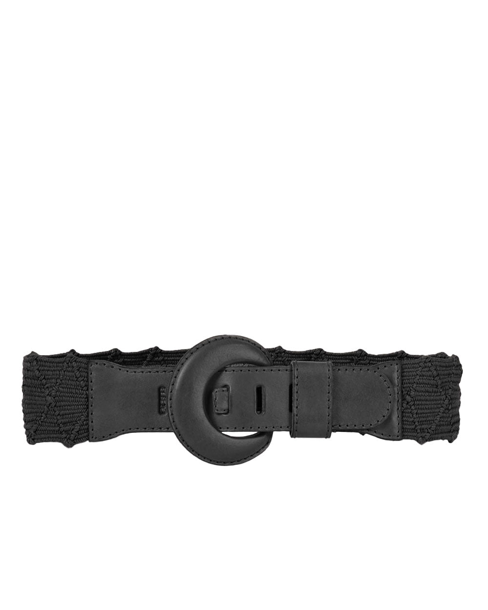 Naxos Elastic Belt in Var Black